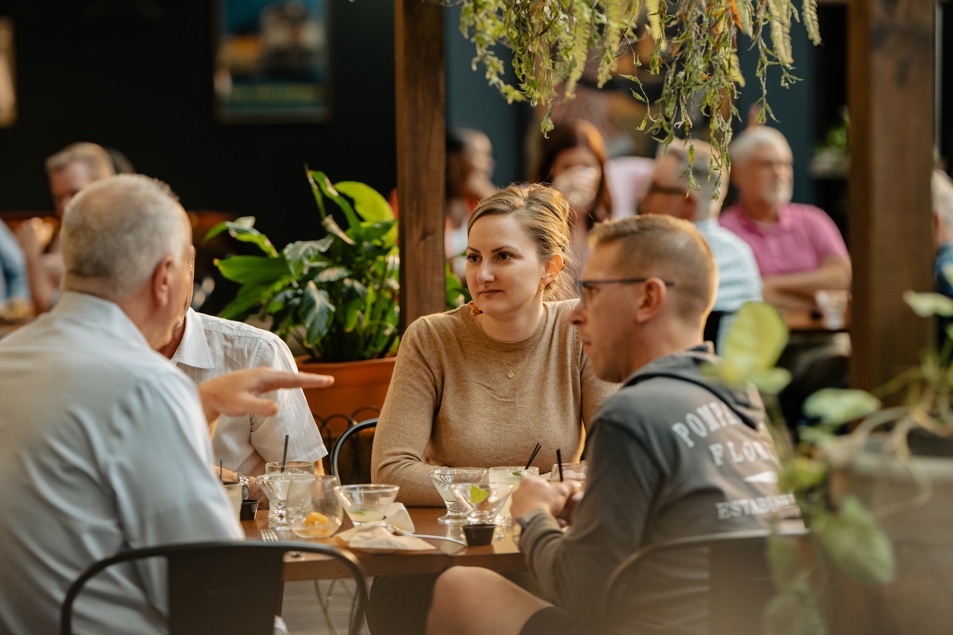 People gathering at TolHouse